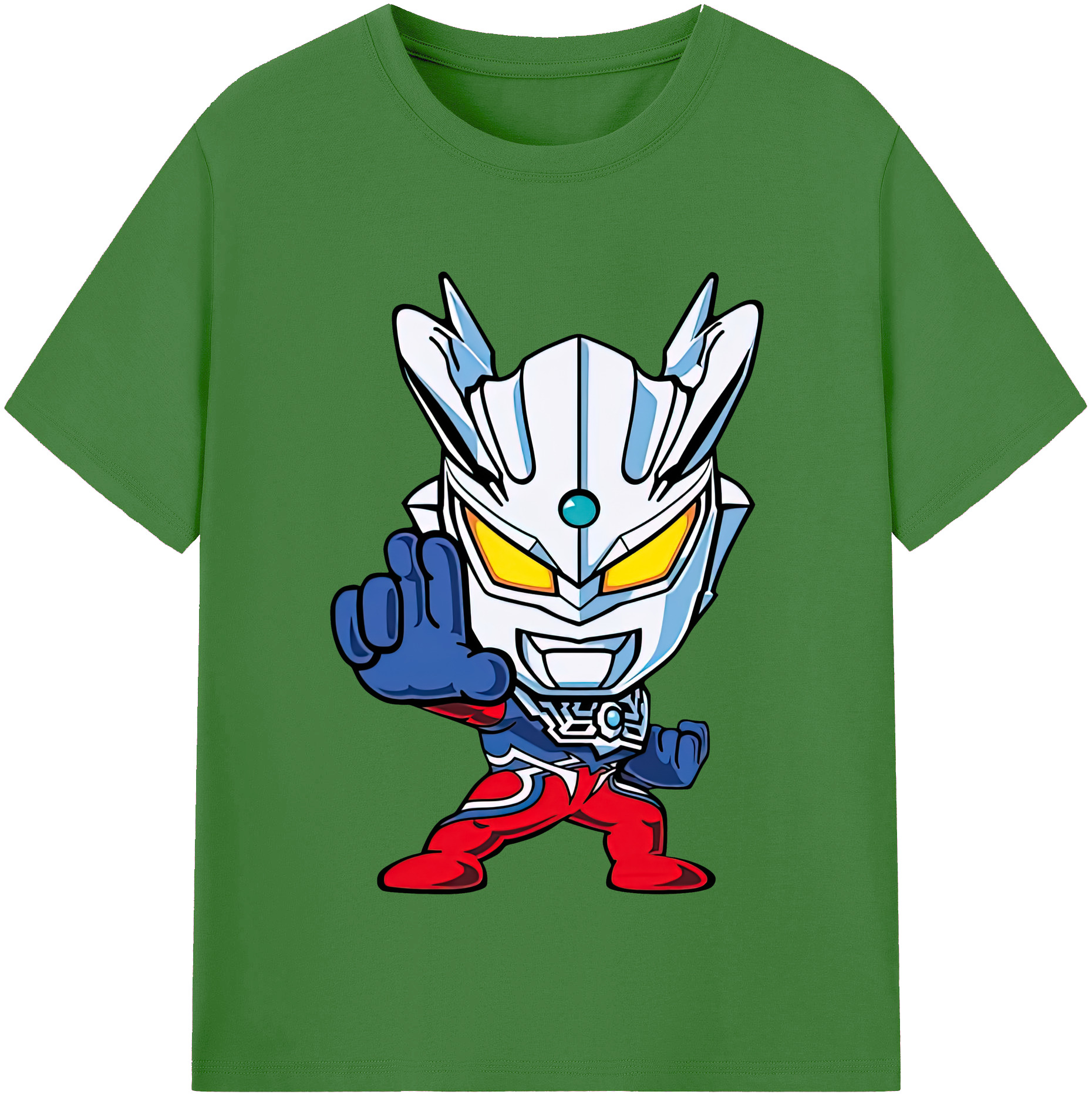 （画像用） ウルトラマン Ultraman レディースカジュアルプリントTシャツ（綿100％）